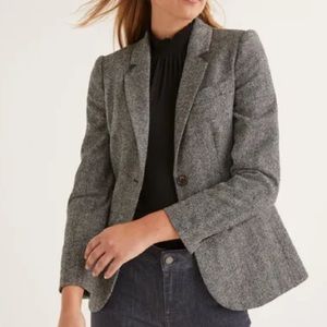 Boden Smyth British Tweed Blazer Charcoal
